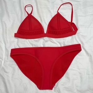 Red Triangl bikini